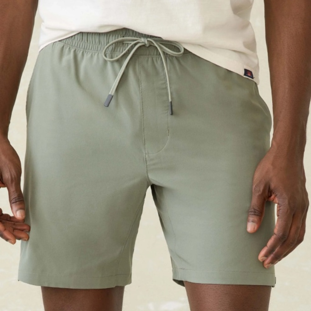 Faherty Shorelite Trunk Coastal Green Large NWT